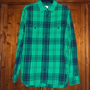 Gap Flannel/Brushed Cotton Button Down Shirt Sz L